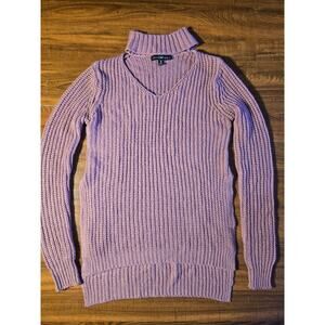 Rue 21 Derek Heart Lilac Small Women's Sweater With choker detail